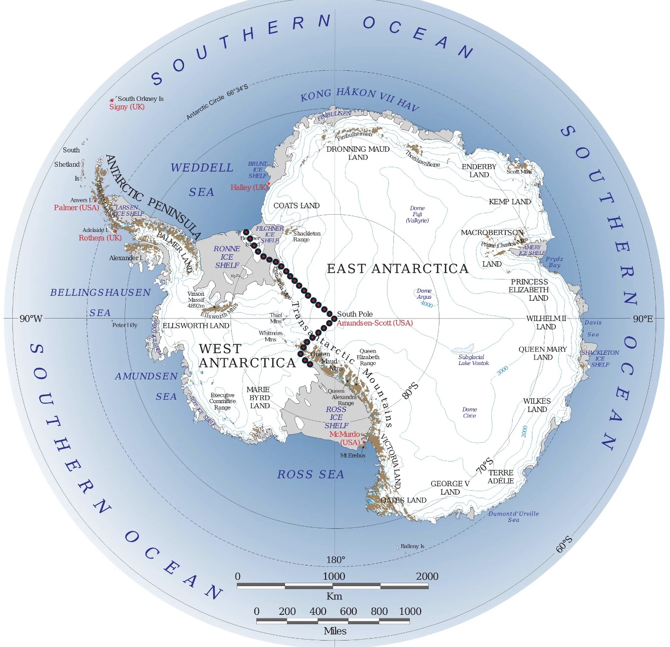 The old route: the original plan